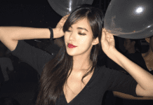 베트남 호치민클럽 풍선 걸