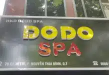 호치민불건마 | 도도스파 DoDo Spa – 1군 1등 때밀이 마사지 호치민불건마 도도스파 간판