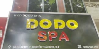 호치민불건마 도도스파 간판